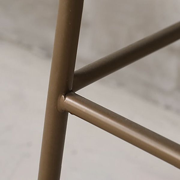 Industrial Metal Barstool Faux Leather Footrest Low Back Counter Stool with Iorn 4 Legs Clearhalo 'Bar Furniture' 'Bar Stools' 'bar_stools' 'furn' 'furn_bar_stools' 'Furniture' 'Kitchen & Dining Furniture' 1200x1200_beb34112-0d67-4d9b-9472-e63bbd7228a1