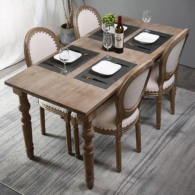 Medieval Modern Pine Wood Table Rectangle Indoor Old Table with 4 Legs Clearhalo ' dining_table' 'Dining Tables & Seating' 'Dining Tables' 'furn' 'furn_dining_table' 'Furniture' 'furniture_dining_table' 'Kitchen & Dining Furniture' 'kitchen&dining_furn' 'kitchen' 'kitchen_dining_table' 1200x1200_beb40fea-742a-4ba8-b0cb-b2e8b6cd6229