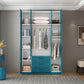 Manufactured Wood Blue Storage Cabinet Coastal Cabinet with Hinged Door Clearhalo 'Armoires & Wardrobes' 'armoires_wardrobes' 'Bedroom Furniture' 'furn' 'furn_armoires_wardrobes' 'Furniture' 1200x1200_beb4d960-dfc4-4c09-a21d-bc825baa8c98