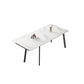 Luxury Sintered Stone Top Table Extendable Rectangle Table with 4 Legs