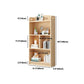 Scandinavian Natural Standard Bookshelf Pine Wood Vertical Bookcase Clearhalo 'Bookcases' 'furn' 'furn_bookcases' 'Furniture' 'furniture_bookcases' 'Office Furniture' 1200x1200_beb75aa6-3511-4372-84b9-ab48f944c1bf