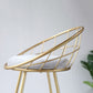 Nordic Style Bar-stool Bucket Counter Bar Stool with Metal Legs Clearhalo 'Bar Furniture' 'Bar Stools' 'bar_stools' 'furn' 'furn_bar_stools' 'Furniture' 'Kitchen & Dining Furniture' 1200x1200_bebcd6ca-3717-46eb-acef-6b510a9c6b3c