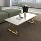 Rectangle Cocktail Table Trestle Slate Top Coffee or End Table