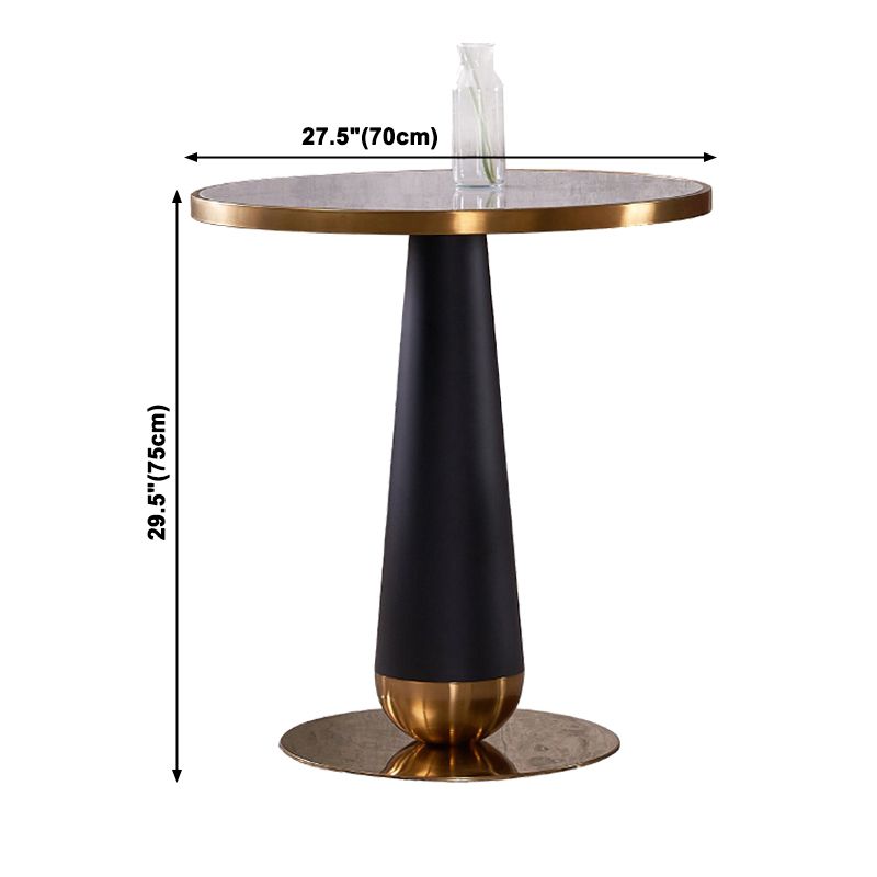 Round Shape Luxury Dining Table Three-Color Fixed Table with Sintered Stone Clearhalo ' dining_table' 'Dining Tables & Seating' 'Dining Tables' 'furn' 'furn_dining_table' 'Furniture' 'furniture_dining_table' 'Kitchen & Dining Furniture' 'kitchen&dining_furn' 'kitchen' 'kitchen_dining_table' 1200x1200_bebed151-bcf6-478c-beb7-25c4234c0999
