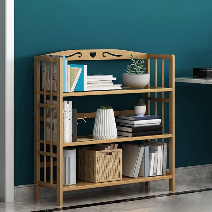 Contemporary Brown Bamboo Shelf Bookcase Open Bookcase for Study Room Clearhalo 'Bookcases' 'furn' 'furn_bookcases' 'Furniture' 'Office Furniture' 1200x1200_bec34f56-7ee4-47fb-a403-521b201a82a8