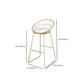 Modern Bar Table Set 1/3 Pieces Faux Marble Counter Height Set with Upholstered Stools Clearhalo 'Bar Furniture' 'furn' 'furn_home_bar_bar_sets' 'Furniture' 'Home Bars & Bar Sets' 'home_bar_bar_sets' 'Kitchen & Dining Furniture' 1200x1200_bec3b40e-b09a-42c4-9854-e8edf6507f6c