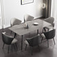 Rectangle Shape Industrial Style Table Sintered Stone Fixed Table for Home Use Clearhalo ' dining_table' 'Dining Tables & Seating' 'Dining Tables' 'furn' 'furn_dining_table' 'Furniture' 'furniture_dining_table' 'Kitchen & Dining Furniture' 'kitchen&dining_furn' 'kitchen' 'kitchen_dining_table' 1200x1200_bec3c634-e252-4fe2-b96b-7bb3417d14fd