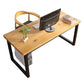 Solid Wood Rectangular Office Desk Sled Base 29.53-inch Tall Writing Desk Clearhalo 'furn' 'furn_office_desk' 'Furniture' 'Office Desks' 'Office Furniture' 'office_desk' 1200x1200_bec6cee7-a4cd-4e29-96e6-6177a2919047