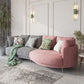 Scandinavian Faux Leather Modular Sofa with Pillowed Back Cushions Clearhalo 'furn' 'furn_sectionals' 'Furniture' 'furniture_sectionals' 'Living Room Furniture' 'Sectionals' 1200x1200_bec6e33a-0646-40e0-b557-aa6e8d78b2e2