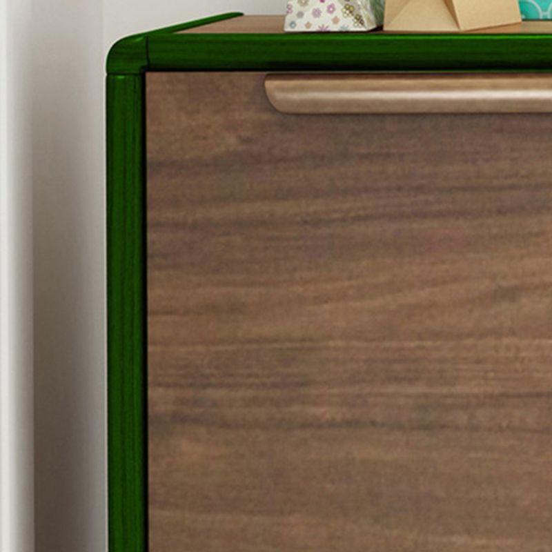 Industriële houten accentkastbar trekt rechte benen kast