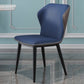 Industrial Metal Dining Room Chair Faux Leather Dining Chair for Restaurant Use