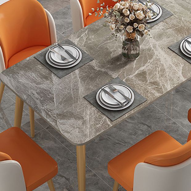 1/2/7 Pcs Metal Glam Dining Room Set with Rectangle Table Dinette Set Clearhalo 'Dining Room Sets' 'Dining Tables & Seating' 'dining_room_set' 'Furniture' 'furniture_dining_room_set' 'Kitchen & Dining Furniture' 'kitchen&dining_furn' 'kitchen' 1200x1200_beccea89-2cc4-4cf5-a992-e6549420b919