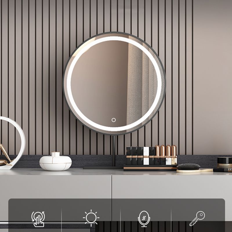 Contemporary Stone Makeup Vanity 4-Drawer Vanity Set with Standing Mirror Clearhalo 'Bedroom Furniture' 'furn' 'furn_makeup_vanities' 'Furniture' 'Makeup Vanities' 'makeup_vanities' 1200x1200_becd7d91-9e8c-491b-921e-42650e421fc5