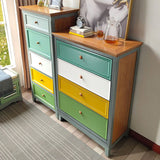 Nautical Vertical Bedroom Chest Wooden 16"Wide Storage Chest