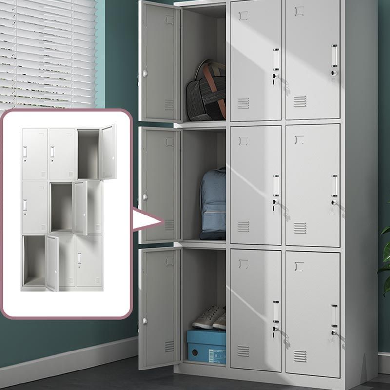 Modern scharnierende garderobe Armoire stalen garderobe kast voor slaapkamer