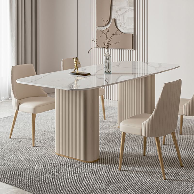 Glam Side Chair Dining Room Gold Legs Dining Armless Parsons Chair Clearhalo 'Dining Chairs' 'Dining Tables & Seating' 'dining_chair' 'furn' 'furn_dining_chair' 'Furniture' 'Kitchen & Dining Furniture' 1200x1200_bed1fb57-1016-49b3-9074-7cf926a009b2