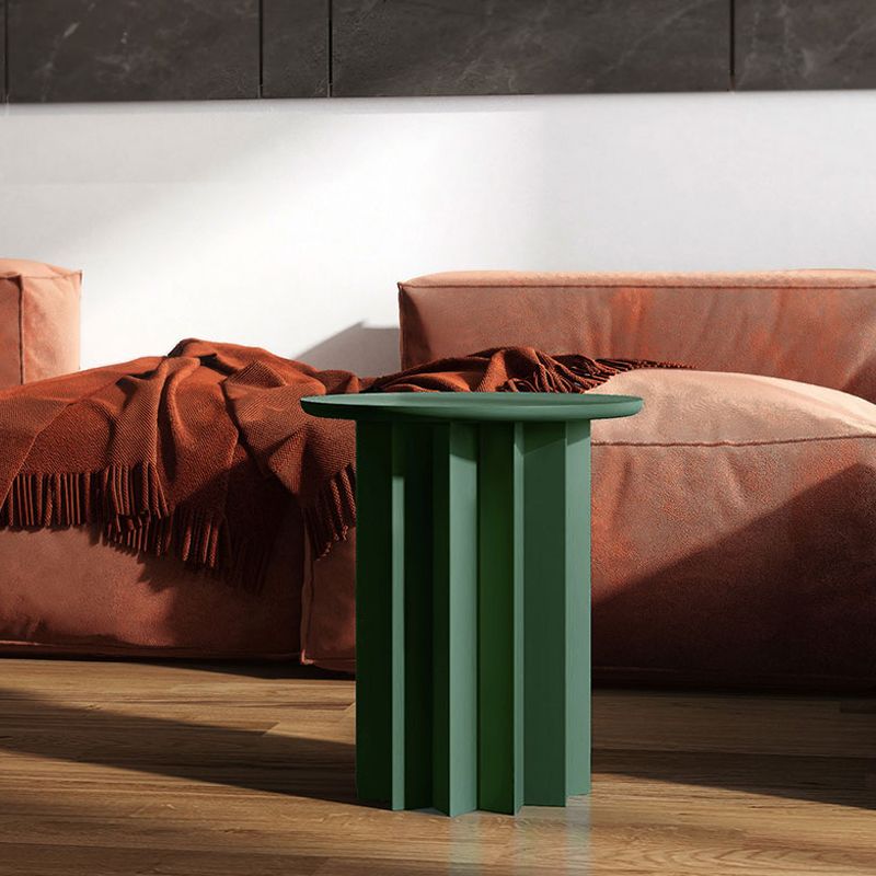 Tableau latérale en bois massif rond scandinave rond