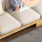 Rustic Wooden Frame Sofa Square Arm Couch with Pillow Back in Natural/Walunt Finish Clearhalo 'furn' 'furn_sofas' 'Furniture' 'furniture_sofas' 'Living Room Furniture' 'Sofa' 'sofas' 1200x1200_bed22f16-b546-4ac9-94ac-8925633cdb1c