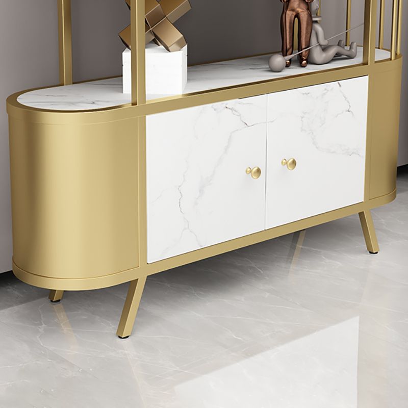 Libris de style moderne ouvri de bibliothèque en métal pour salle d'étude