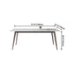 Modern Scratch Resistant Dining Table Sintered Stone Rectangle Table with 4 Legs Base Clearhalo ' dining_table' 'Dining Tables & Seating' 'Dining Tables' 'Furniture' 'furniture_dining_table' 'Kitchen & Dining Furniture' 'kitchen&dining_furn' 'kitchen' 'kitchen_dining_table' 1200x1200_bed4b8ff-15b8-4e6d-abf3-4d493d39c489