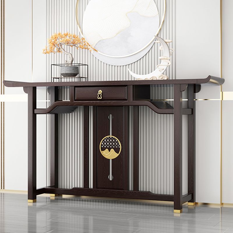 Tavolo della console contemporanea a forma di rettangolo tavolo da divano console marrone per hall