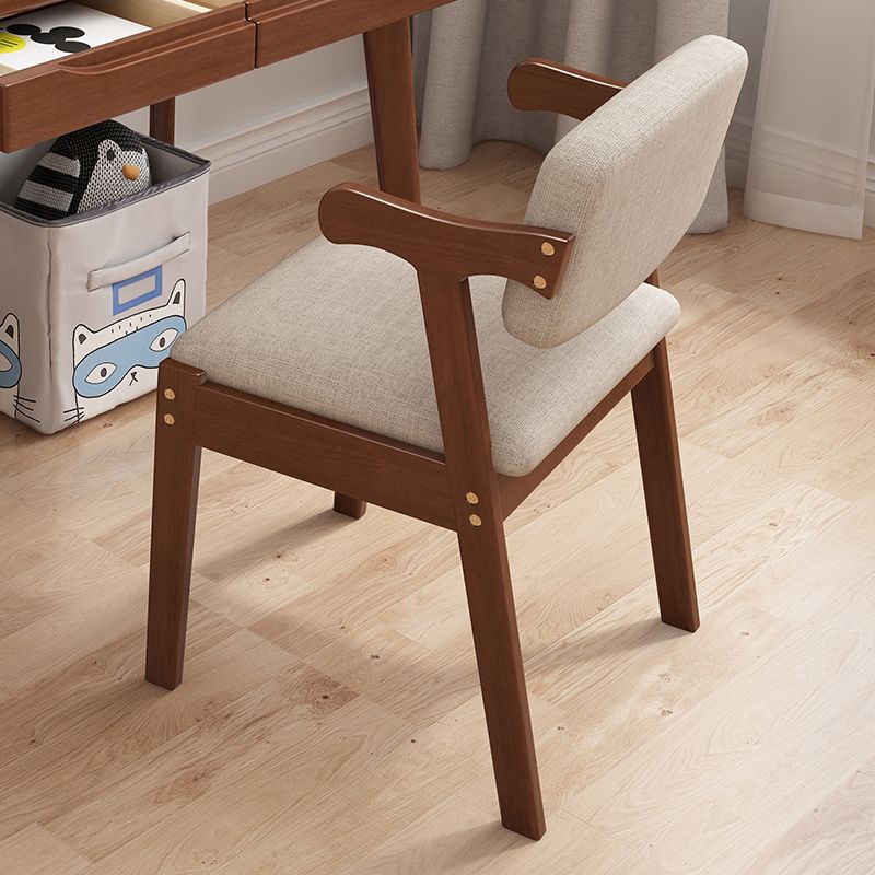 Contemporary Wood Indoor Open Back Dining Side Chair 20'' Wide Dining Chair Clearhalo ' kitchen&dining_furn' 'Dining Chairs' 'Dining Tables & Seating' 'dining_chair' 'furn' 'furn_dining_chair' 'Furniture' 'furniture_dining_chair' 'Kitchen & Dining Furniture' 'kitchen' 1200x1200_bed5f894-2e9b-4700-8921-cb57ff9fcb1a
