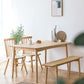 Rectangle Wooden Dining Table in Nature Modern Ash Wood Table with 4 Legs Clearhalo ' dining_table' 'Dining Tables & Seating' 'Dining Tables' 'furn' 'furn_dining_table' 'Furniture' 'furniture_dining_table' 'Kitchen & Dining Furniture' 'kitchen&dining_furn' 'kitchen' 'kitchen_dining_table' 1200x1200_bed5f9aa-1180-4169-ae27-f7aa7f7a82ee
