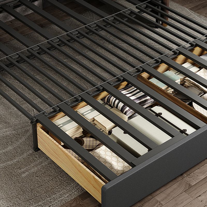 Contemporary Storage Sleeper Sofa Solid Wood  Square Arm Sofa Bed