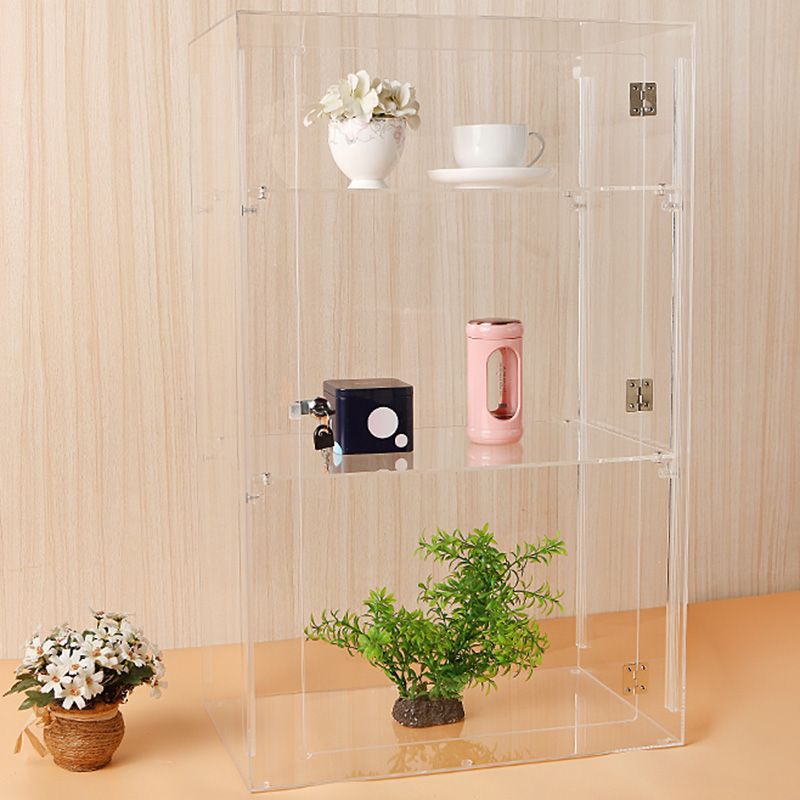 Moderne acryl display Stand Clear Display Cabinet met verstelbare planken