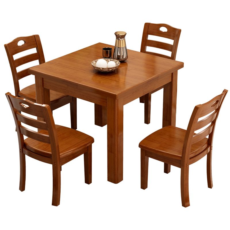 Industrial Style Dining Site Table Square Rubberwood Solid Wood Furniture Clearhalo ' dining_table' 'Dining Tables & Seating' 'Dining Tables' 'furn' 'furn_dining_table' 'Furniture' 'furniture_dining_table' 'Kitchen & Dining Furniture' 'kitchen&dining_furn' 'kitchen' 'kitchen_dining_table' 1200x1200_bed9d841-0e25-4d64-a2f6-f4773d5608dc