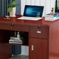 Engineered Wood Industrial Writing Desk Rectangular Office Desk with Drawers Clearhalo 'furn' 'furn_office_desk' 'Furniture' 'Office Desks' 'Office Furniture' 'office_desk' 1200x1200_bedb3532-6570-4100-b232-2f2602dc1038