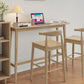 Modern Trestle Base Bar Table Set 1/2/3 Pcs Solid Wood Bar Table and Stools Clearhalo 'Bar Furniture' 'furn' 'furn_home_bar_bar_sets' 'Furniture' 'Home Bars & Bar Sets' 'home_bar_bar_sets' 'Kitchen & Dining Furniture' 1200x1200_beddf1e1-eac0-4406-87b9-0393f3ab7b21