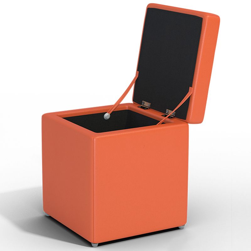 Tufted Mildew Resistant Ottoman Faux Leather Square Mid-Century Modern Cube Ottoman Clearhalo 'furn' 'furn_ottomans_poufs' 'Furniture' 'Living Room Furniture' 'Ottomans & Poufs' 'ottomans_poufs' 1200x1200_bee090a0-4c56-420d-8d5e-ec345cc33b02