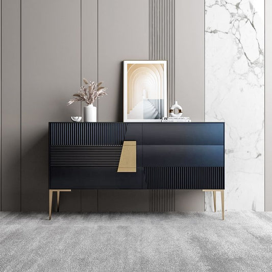 Contemporary Side Board Wood Sideboard with Drawers for Dining Room Clearhalo 'buffet_sideboard' 'Buffets & Sideboards' 'furn' 'furn_buffet_sideboard' 'Furniture' 'Kitchen & Dining Furniture' 1200x1200_bee9692e-54fd-4926-a878-328742140904