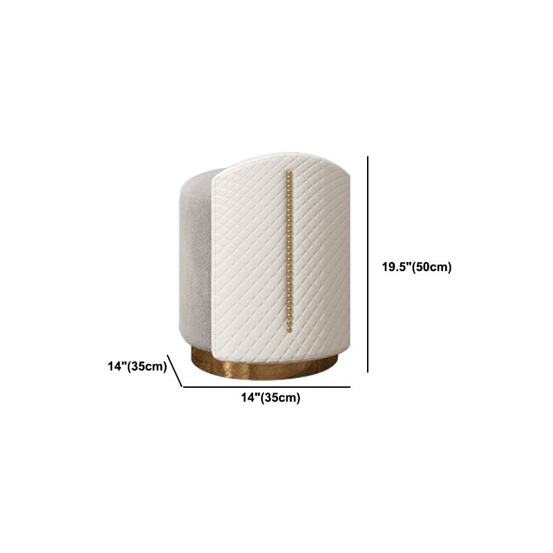 Metall Make -up -Schminktisch luxuriöser Steinhocker Set