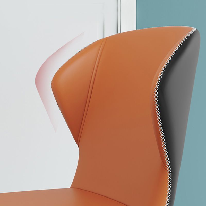 Sedie da cucina contemporanea sedie a bracciola laterale con zampe metalliche