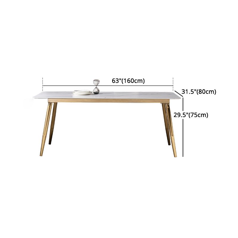 Luxury 1/2/5/7 Pieces Dining Set Sintered Stone Dining Table with Leather Chairs Clearhalo 'Dining Room Sets' 'Dining Tables & Seating' 'dining_room_set' 'furn' 'furn_dining_room_set' 'Furniture' 'furniture_dining_room_set' 'Kitchen & Dining Furniture' 'kitchen&dining_furn' 'kitchen' 1200x1200_beed0401-daae-437b-be53-c4f441a84dc0