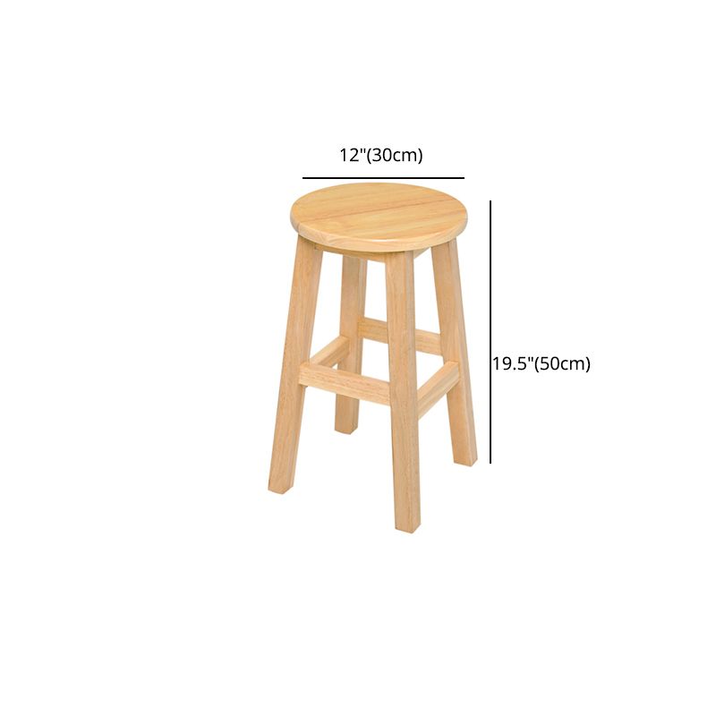 Modern Style Solid Wood Bar Stool with Footrest Living Room Lounge Bar Stool Clearhalo 'Bar Furniture' 'Bar Stools' 'bar_stools' 'furn' 'furn_bar_stools' 'furniture_bar_stools' 'Kitchen & Dining Furniture' 'kitchen&dining_furn' 'kitchen' 'kitchen_furn' Furniture' 1200x1200_bef10c5e-e0d9-413a-b875-cb3c2e858ef2