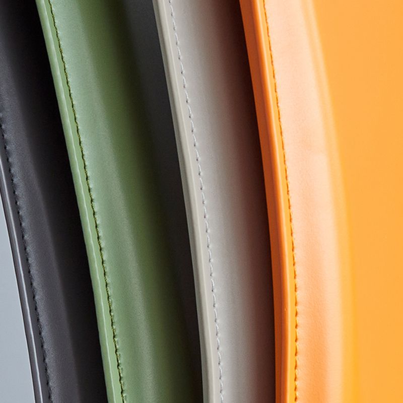 Scandinavian Style Solid Back Dining Chairs Leather Dining Armless Side Chairs Clearhalo ' kitchen&dining_furn' 'Dining Chairs' 'Dining Tables & Seating' 'dining_chair' 'furn' 'furn_dining_chair' 'Furniture' 'furniture_dining_chair' 'Kitchen & Dining Furniture' 'kitchen' 1200x1200_bef1dede-b043-4878-a4b3-a5c1ab8cef58