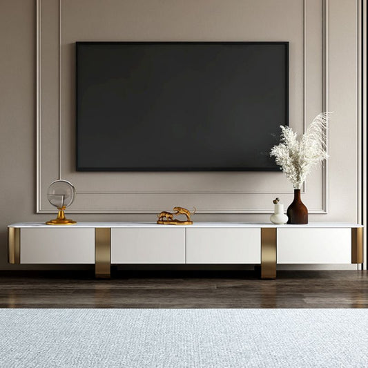 Stand TV chiuso in pietra per la console multimediale TV per soggiorno