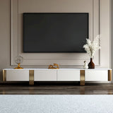 同封のテレビスタンドストーンストレージメディアコンソールリビングルームのテレビスタンド