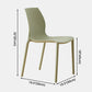 Scandinavian Armless Dining Chairs Plastic Indoor Stackable Solid Back Side Chair Clearhalo ' kitchen&dining_furn' 'Dining Chairs' 'Dining Tables & Seating' 'dining_chair' 'furn' 'furn_dining_chair' 'Furniture' 'furniture_dining_chair' 'Kitchen & Dining Furniture' 'kitchen' 1200x1200_bef2c2d3-a6e3-4e7e-86c8-fcdd90db5cd1