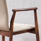 Contemporary Solid Wood Dining Chair Upholstered Arm Chair Home Clearhalo 'Dining Chairs' 'Dining Tables & Seating' 'dining_chair' 'furn' 'furn_dining_chair' 'Furniture' 'Kitchen & Dining Furniture' 1200x1200_bef32626-964b-44ad-a59c-2ff0f34d40b4