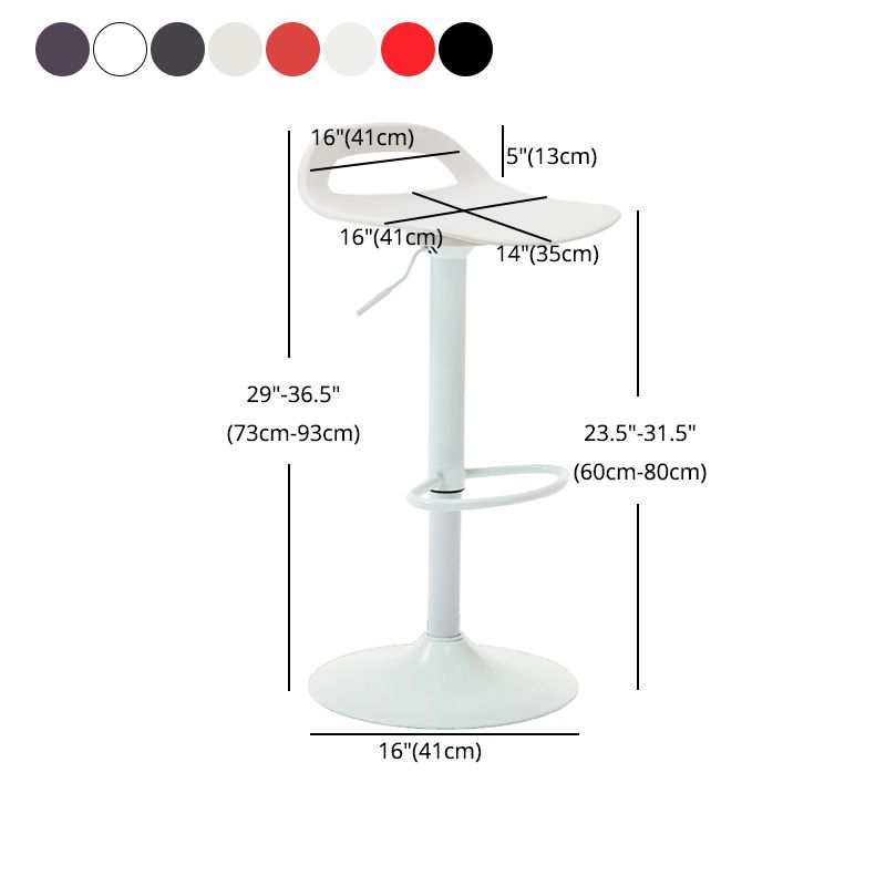 Industrial Style Bar-stool Metal Leg with Adjustable Height Bucket Seat Barstool Clearhalo 'Bar Furniture' 'Bar Stools' 'bar_stools' 'furn' 'furn_bar_stools' 'furniture_bar_stools' 'Kitchen & Dining Furniture' 'kitchen&dining_furn' 'kitchen' 'kitchen_furn' Furniture' 1200x1200_bef48964-acf9-433d-bc6a-814d9ff4be65