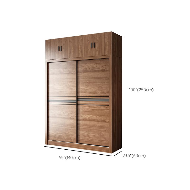 Armoire de rangement en bois de chambre