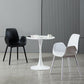 Scandinavian Style Arm Dining Chairs Plastic Home Dining Side Chair