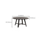 Mesa de comedor moderna mesa redonda de madera para comedor