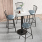 Ensemble de bar PCS 1/2/3/5 moderne avec table de pub carrée et tabourets métalliques pour la maison