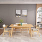 Minimalist Wooden Table Set for 4/6 with Rectangle Table Dining Set for Restaurant Clearhalo 'Dining Room Sets' 'Dining Tables & Seating' 'dining_room_set' 'furn' 'furn_dining_room_set' 'Furniture' 'furniture_dining_room_set' 'Kitchen & Dining Furniture' 'kitchen&dining_furn' 'kitchen' 1200x1200_beff423b-0427-433a-982d-76980a58bd7b