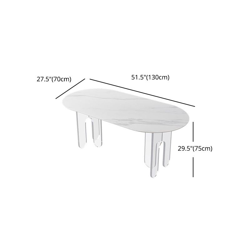 Modern 1/5 Pieces Dining Set Stone Dining Table Set for Kitchen Clearhalo 'Dining Room Sets' 'Dining Tables & Seating' 'dining_room_set' 'furn' 'furn_dining_room_set' 'Furniture' 'furniture_dining_room_set' 'Kitchen & Dining Furniture' 1200x1200_bf00bf21-d6d3-42ad-a2d0-13b9edb8d3b9